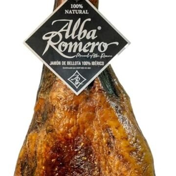 Jamón 100% Ibérico de Bellota ALBA ROMERO | Peso aproximado de 7.5 KG | Pieza entera