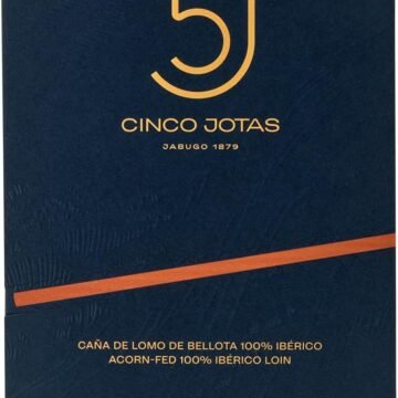 Lomo bellota 100% ibérico Cinco Jotas sobre 80 g